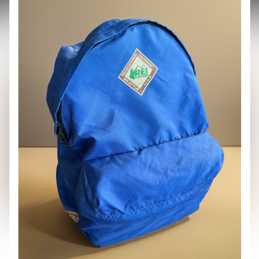 Vintage REI Seattle Classic Blue Backpack
